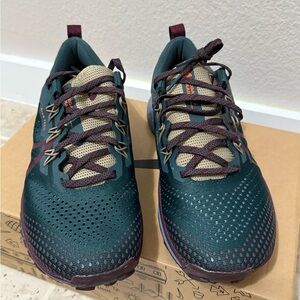 Nike React Pegasus Trail 4 In Deep Jungle Night Maroon Khaki Color(Sz W10/M8.5).